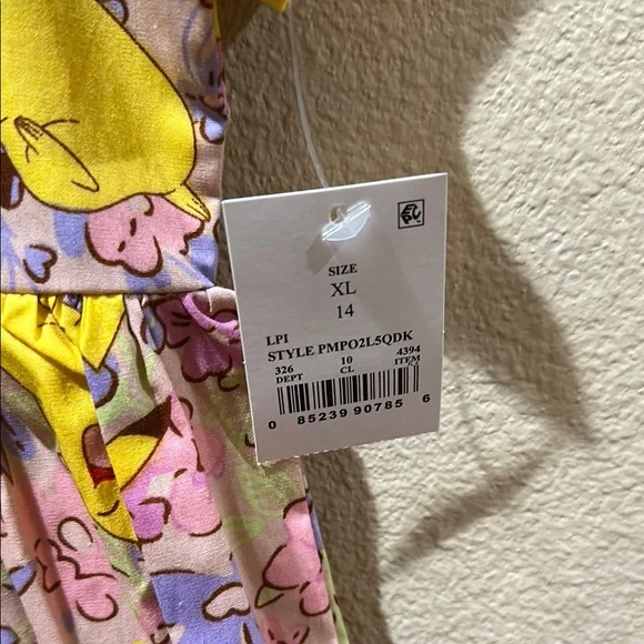 Pokemon Kids Dress - Pink and Yellow - Picture 4 of 5